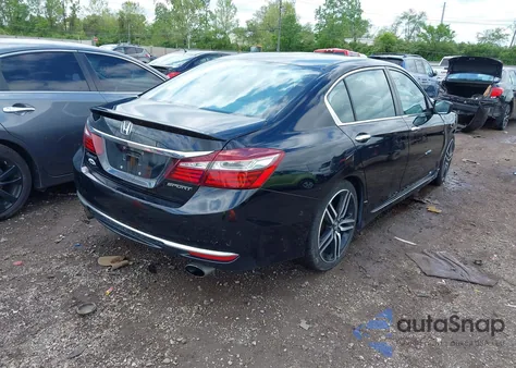 2016 Honda Accord Sport из США, поврежденный, VIN 1HGCR2F53GA157836
